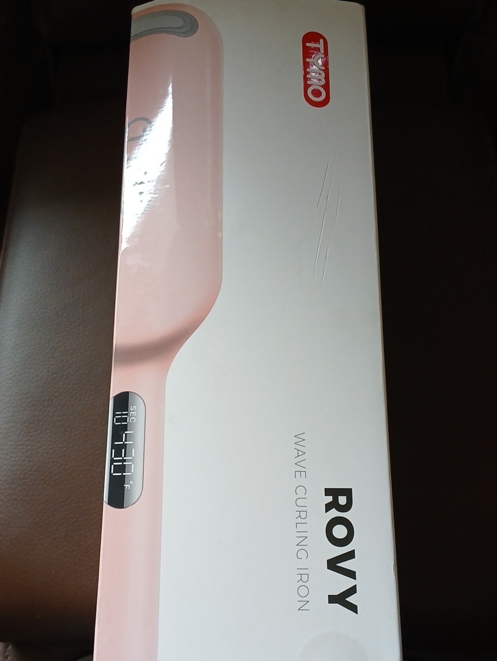 ROVY Pink Wave Curling Iron - Women Hair Tool.     D
